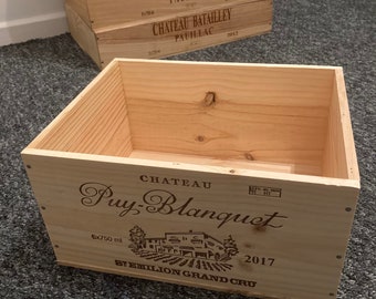 Genuine 6 bottle wine box