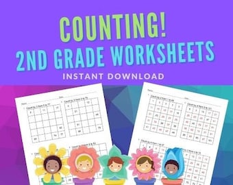 2nd Grade Worksheets - Counting By Numbers Tables