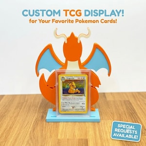Custom Pokemon card display stand you pick!!!!!!