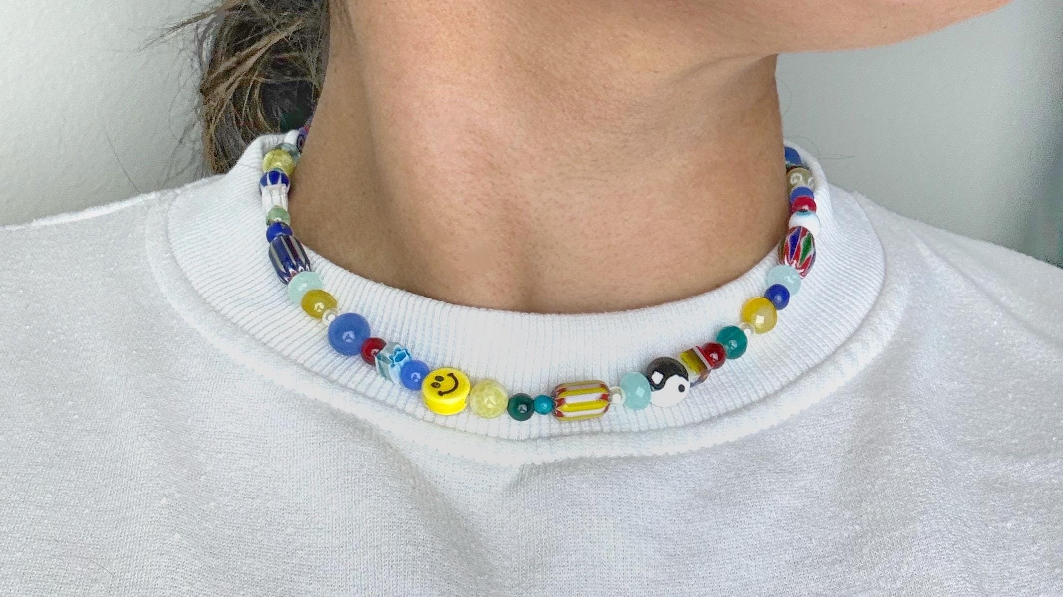 【Justin Bieber愛用】Eternita Necklace, Gold Vermeil/ Blue Necklaces Justin Bieber | eBay