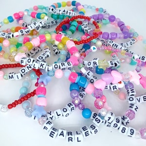 Era Album Friendship Bracelets, Friendship bracelet exchange for swifties, Era Tour friendship bracelets, Swiftie trading bracelets set