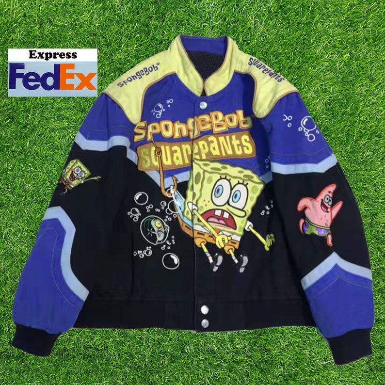 Custom Spongebob Jacket vintage Style 