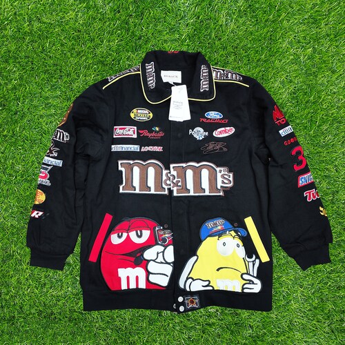 Custom Vintage Style Nascar Racing Jacket Collectable Embroidered Coat M and m's,Vintage Style Nascar Formula This Item Use FedEx Express,