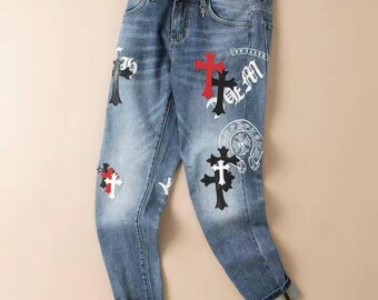 Chrome Hearts Jeans Men - Etsy Australia