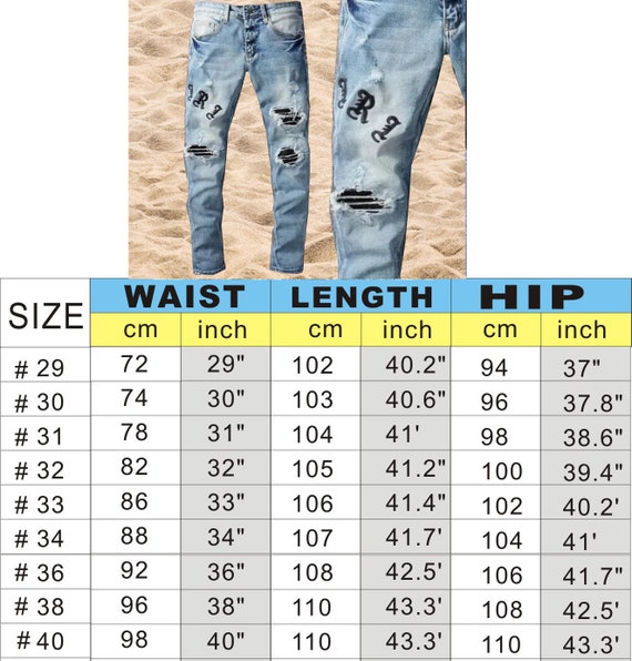 Mens Ripped Denim Designer Distressed 