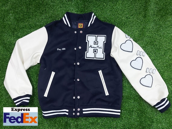 Custom Faux PU Leathervarsity Jacket 