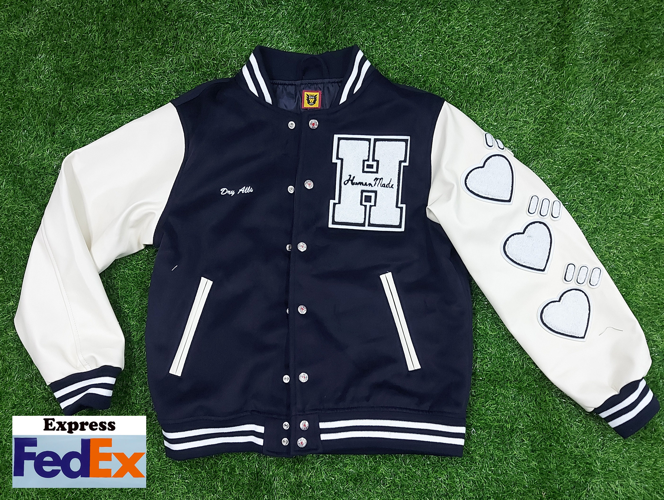 Custom Faux PU Leathervarsity Jacket 