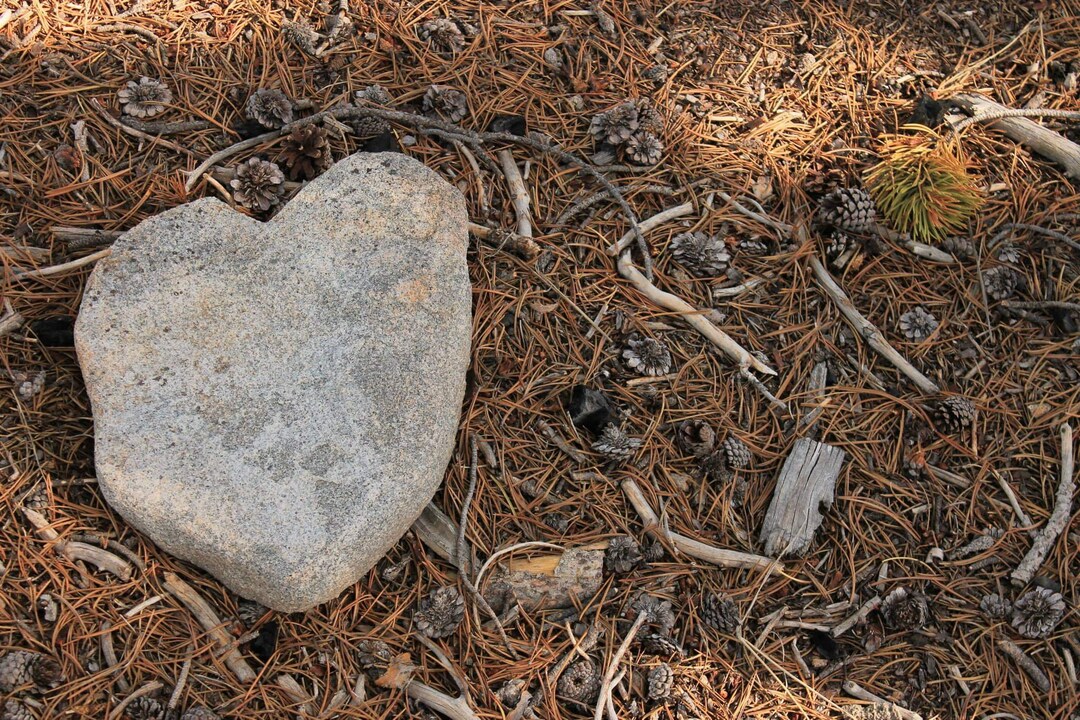 Love Rock Herz Naturfund Etsy.de