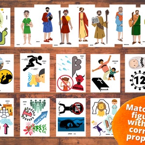 Follow the Prophet Visuals Matching Game lds primary song flipchart, primary music chorister leader, primary song activities Printable image 2