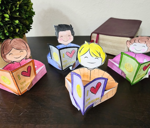 Scriptures 'I Love the Scriptures' Kids craft and coloring PLACEMAT printables - God's Words - sunday school bible - come follow me lds