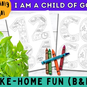 I am a Child of God Primary Singing Time Games, Poster, Visuals, Handout, Melody Map Primary Music Leader 2023 LDS Primary Song image 5