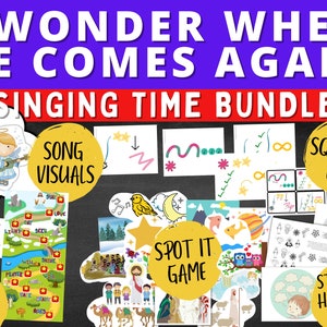 I Wonder When He Comes Again Bundle | Primary Singing Time | Primary Music Leader | Come Follow Me | LDS Primary Songs | Primary Music 2023
