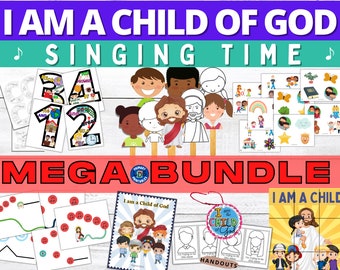 I am a Child of God Primary Singing Time | Games, Poster, Visuals, Handout, Melody Map | Primary Music Leader 2023 | LDS Primary Song