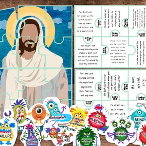 Superare le paure con Gesù / Gesù conforta il rompicapo delle Scritture, i mostri della paura, i mantra / Vieni e seguitami Famiglie LDS Primaria Giovani YM YW
