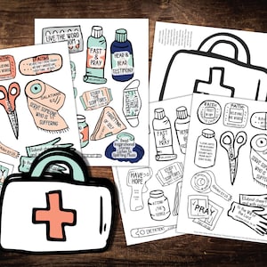 Jesus Can Heal Me First Aid Craft: Obtaining Healing | Come Follow Me Families & LDS Primary | Trials Adversity Comfort Lesson Kids Craft