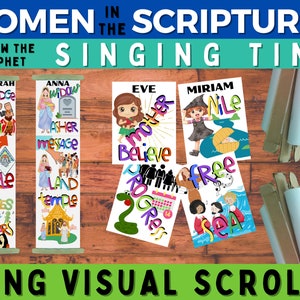 Follow the Prophet WOMEN Song Scrolls | Primary Singing Time | LDS Primary Song | Flipchart | Song Visuals | Singing Time Game 2023 | LDS