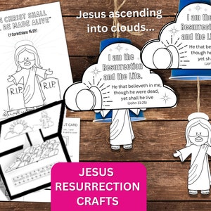 Jesus Easter Kids Craft Mega Bundle: Atonement Folder Game & Coloring ...