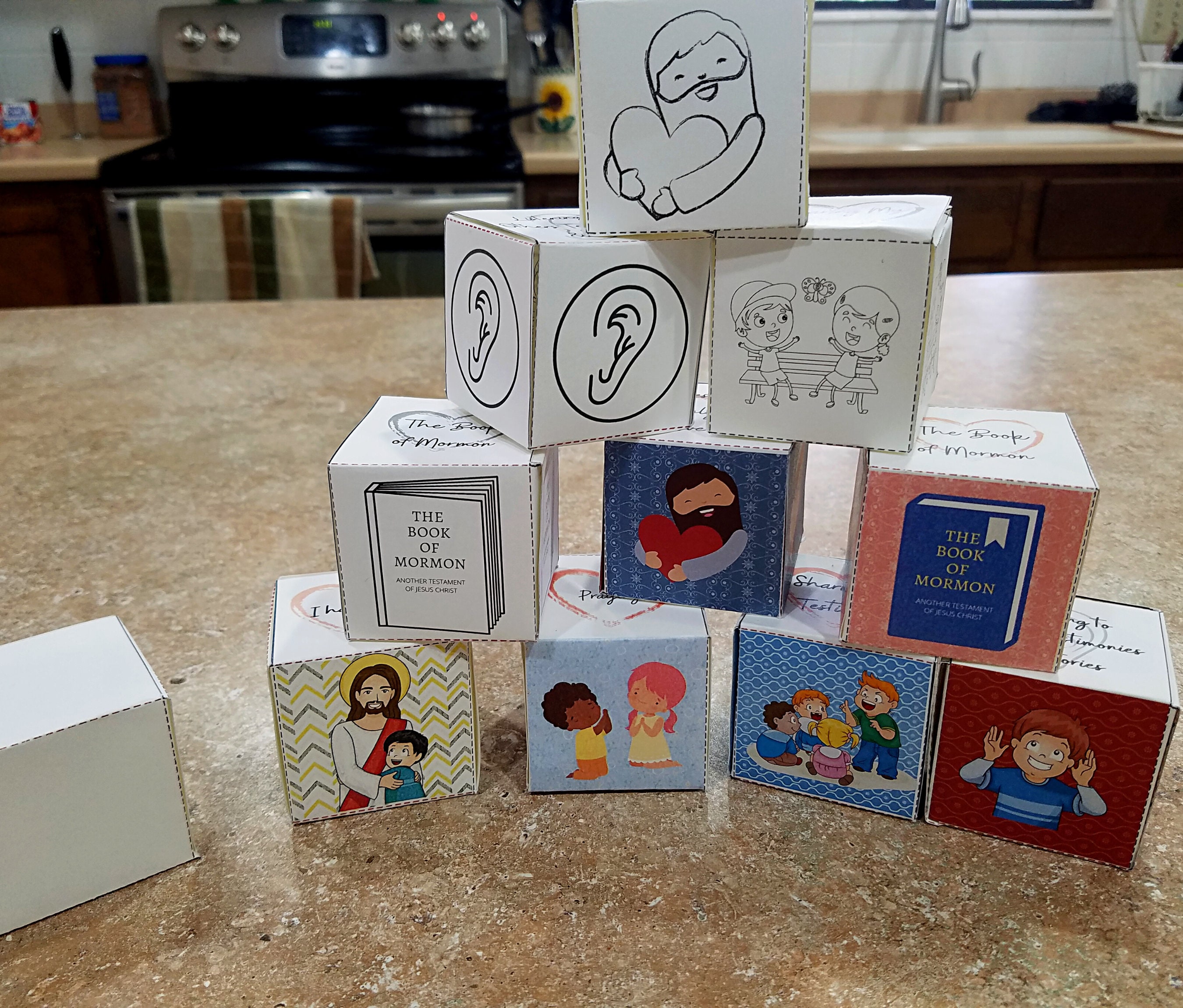 Testify Craft Testimony Blocks Kids Craft | Come Follow Me Families & LDS Primary ...