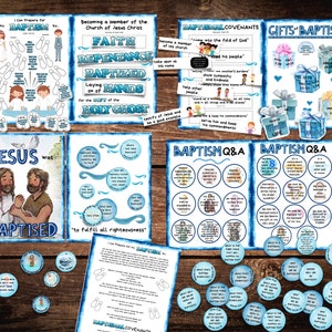 Alles over Doopmapspel | Doopactiviteiten voorbereiden Dooplessen | Heilige Geest | Jezus doop | LDS Kom en volg mij, gezinnen en jeugdwerk