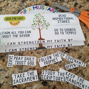 Faith as Mustard Seed Flipbook Craft, Matthew 17 Alma Craft, Come ...
