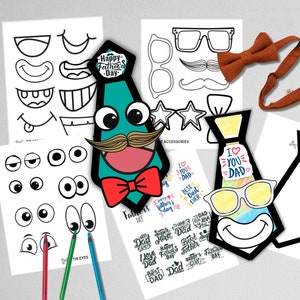 Manualidades para el Día del Padre, Cumpleaños, Corbata, Regalo para el Día del Padre, Regalo de Cumpleaños para Papá, Tarjeta para el Día del Padre, Tarjeta de Cumpleaños para Papá, DESCARGA INSTANTÁNEA