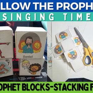 Follow the Prophet Song Scroll Visuals primary flip charts, lds primary song, primary music chorister leader, primary song activities image 9