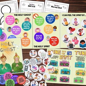 Godhead: Jesus, Heavenly Father God, Holy Ghost Coloring Flipbook | LDS ...