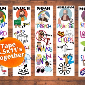 Follow the Prophet Song Scroll Visuals primary flip charts, lds primary song, primary music chorister leader, primary song activities image 3