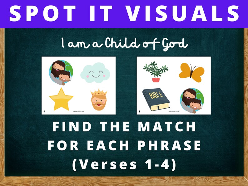 I am a Child of God Primary Singing Time Games, Poster, Visuals, Handout, Melody Map Primary Music Leader 2023 LDS Primary Song image 6