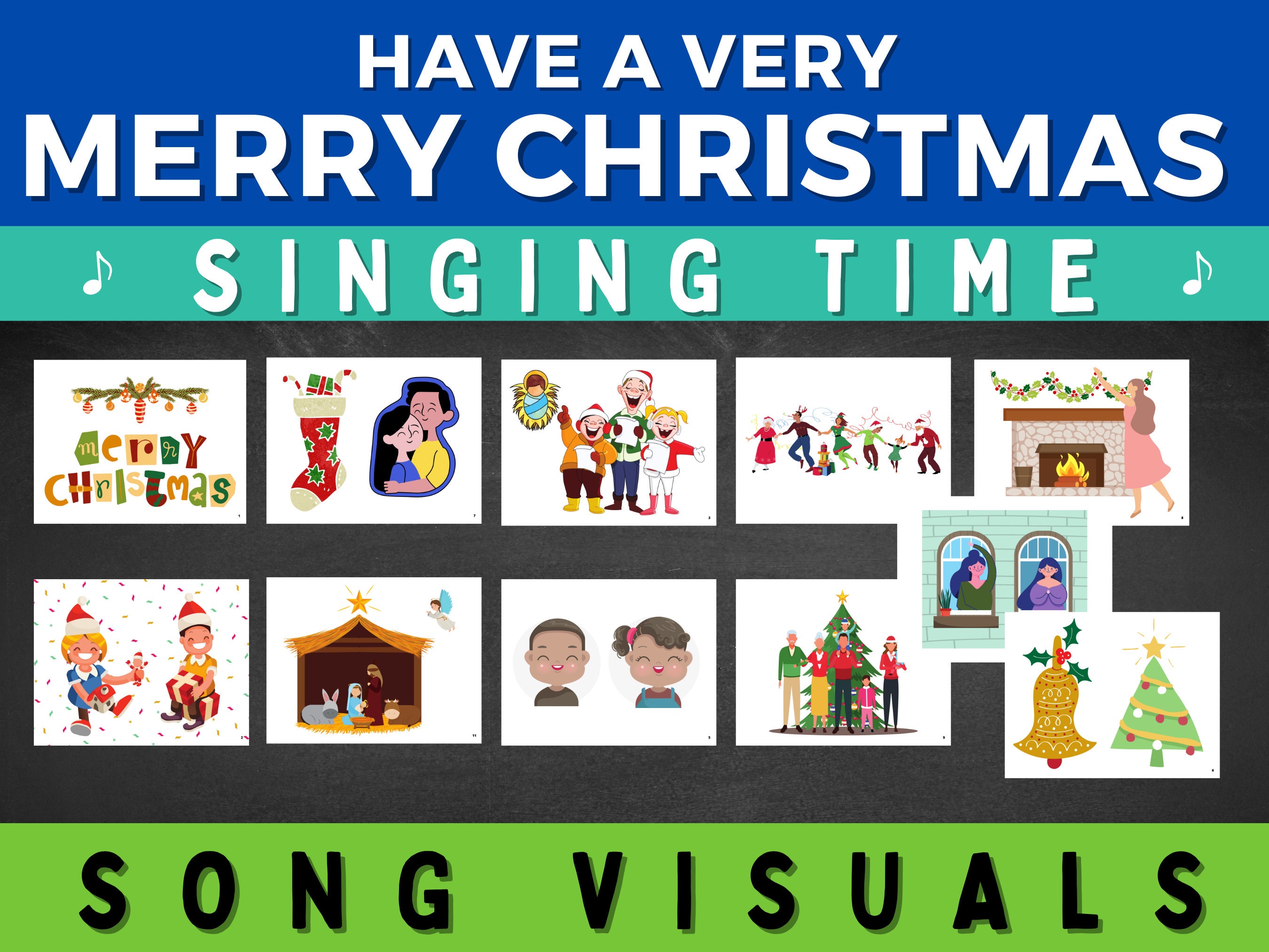 Picture A Christmas Primary Song 