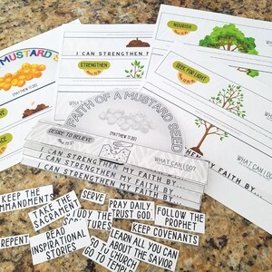 Faith as Mustard Seed Flipbook Craft, Matthew 17 Alma Craft, Come ...