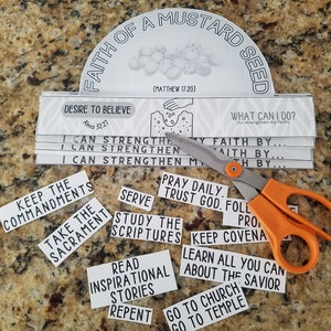 Faith as Mustard Seed Flipbook Craft, Matthew 17 Alma Craft, Come ...