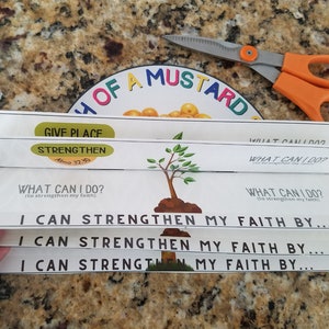 Faith as Mustard Seed Flipbook Craft, Matthew 17 Alma craft, Come Follow Me Families & LDS Primary | Christian Kids Printables