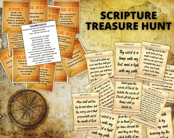 Scripture Scavenger Hunt | Power of the Scriptures | Kids Bible Printable | Come Follow Me Families & LDS Primary