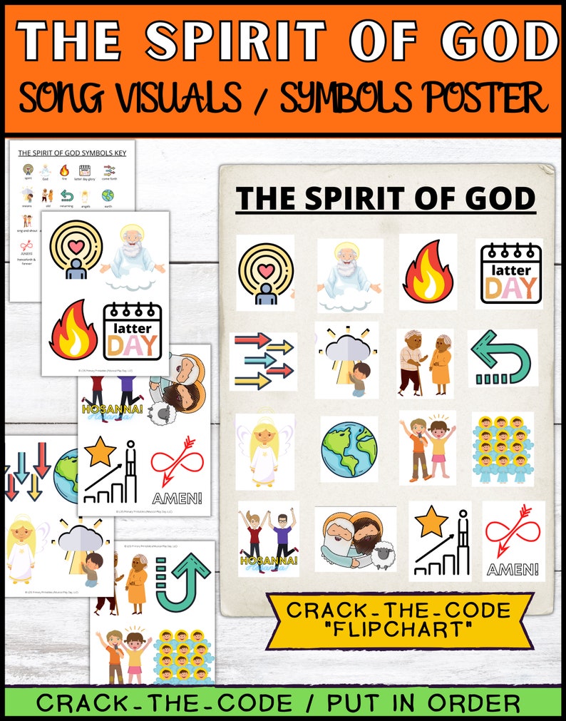Primary Singing Time: Joseph Smith's First Prayer First Vision LDS Primary Song Visuals Vs 1-4 Flipchart Primary Music Leader image 7