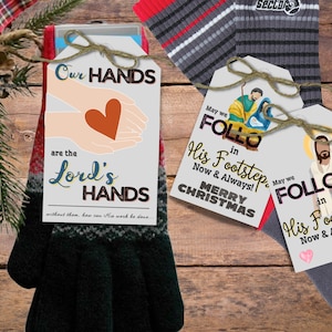 Jesus Religious Gift Tags Gift Ideas | Christmas Gift Tag | Candy Gift Tag | LDS Ministering Printable | Christian | Missionary Gift Ideas