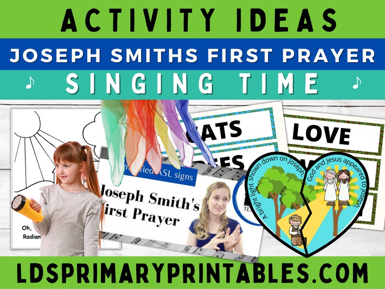 Primary Singing Time This or That Game: Joseph Smith's First Prayer LDS Hymn, Primary Music, Primary Singing Time, Come Follow Me image 8