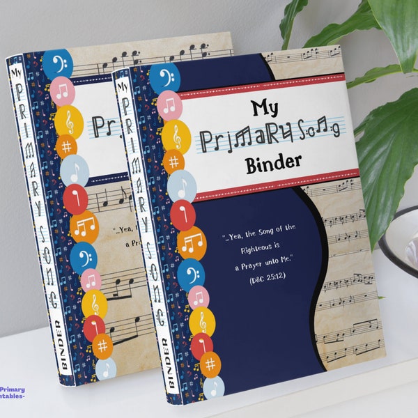 LDS Primary Singing Time Music Leader Binder | Planner Organizer (LDS Primary Songs, LDS Primary Planner, Primary Organization)