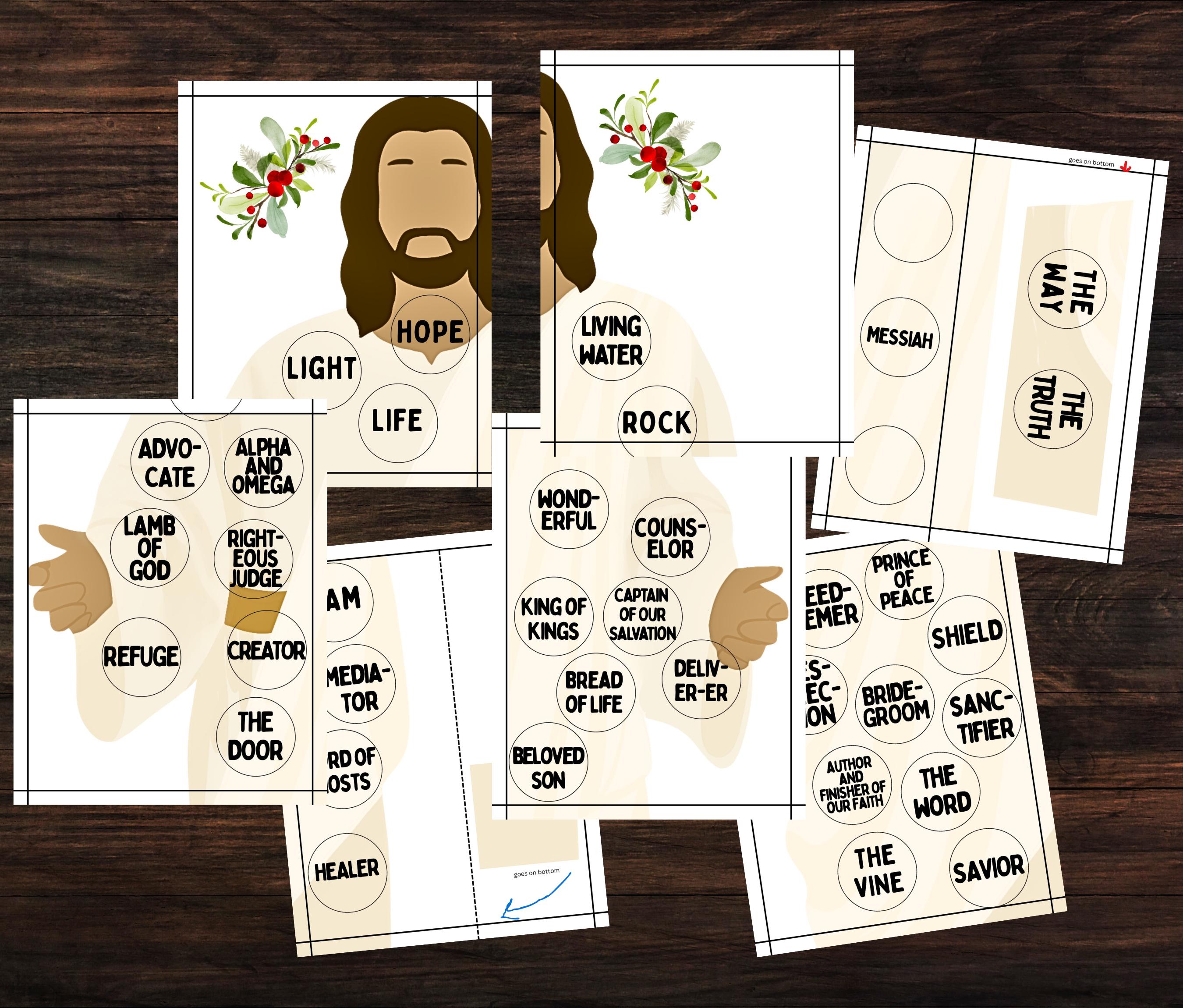 Names of Jesus Lesson Bundle, Youth Adult Sunday School, Relief Society ...