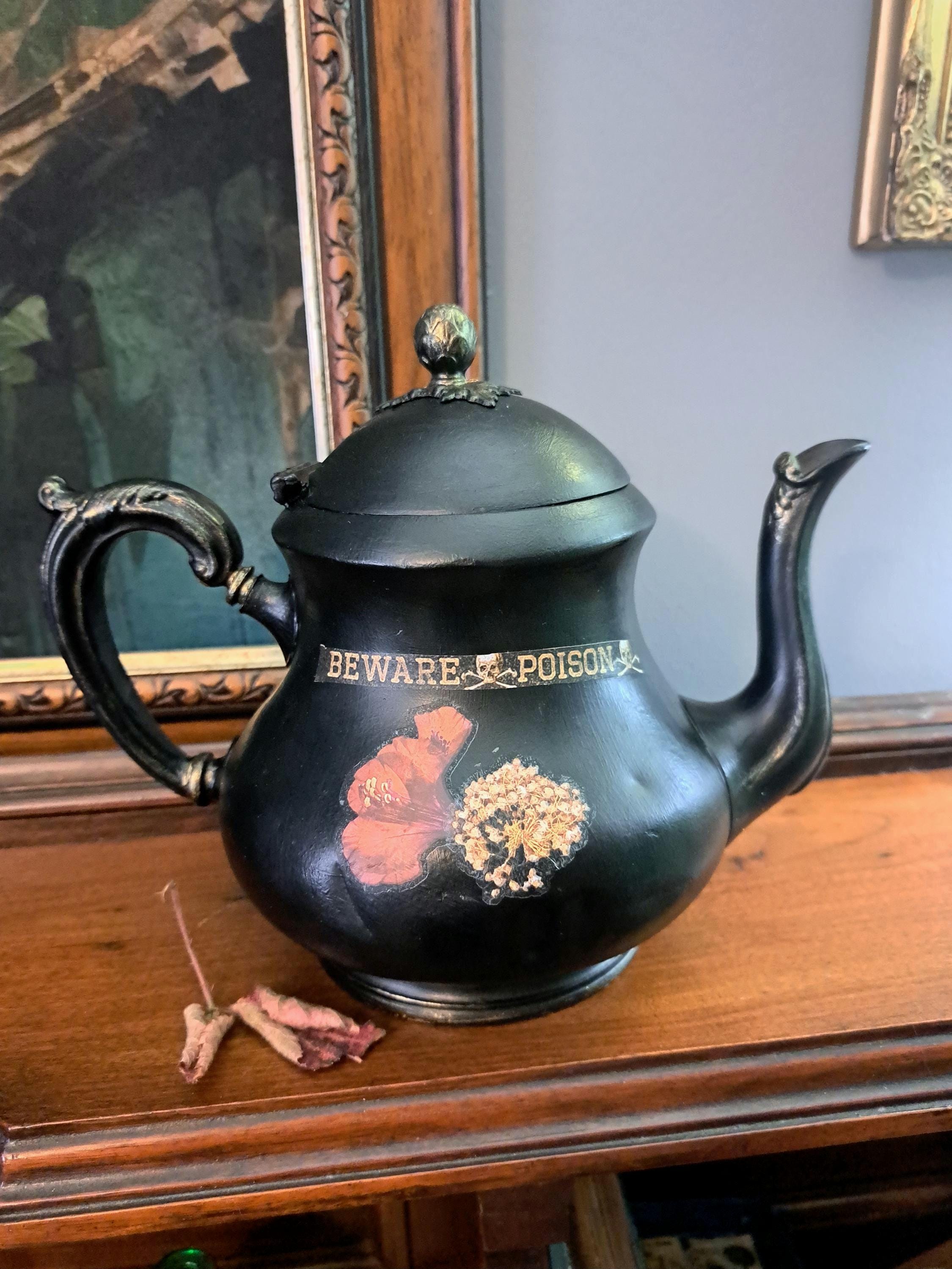 Witches Brew Théière en céramique Noir