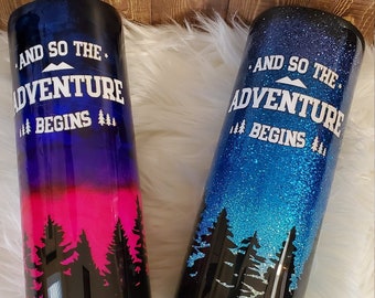 Night Sky Epoxy Tumbler