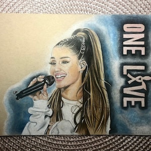 Original Ariana Grande portrait - Ariana Grande Fan Art