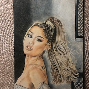 Original Ariana Grande portrait - Ariana Grande Fan Art