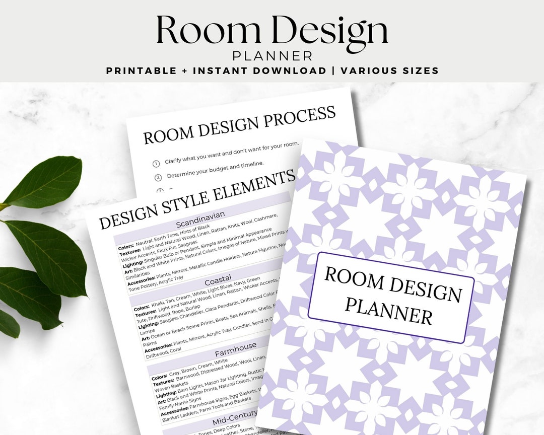 Printable Room Design Planner | Home Decorating | Interior Design ...