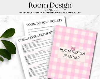 Planner di progettazione di stanze, decorazione d'interni, ristrutturazione della casa (download digitale)