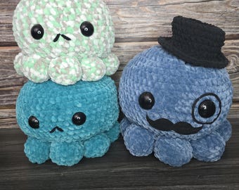 Polvo de crochê de pelúcia | Amigurumi