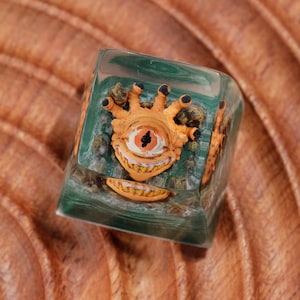 Beholder Keycap| Beholder Dungeons And Dragons| Beholder Monster Keycap| Artisan Resin Keycap for Mechanical Keyboard| Handmade Gift