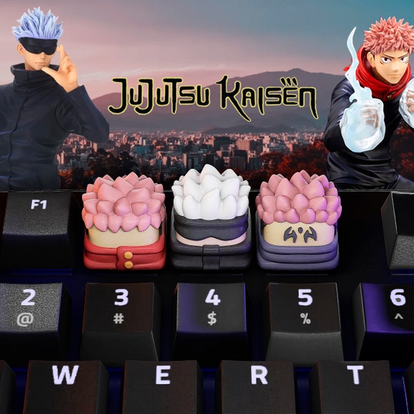 Anime Manga series Keycap| Artisan Jujutsu Keycap| Anime Custom ESC Keycap| Anime Custom Keycap Design| Cherry Mx keycap