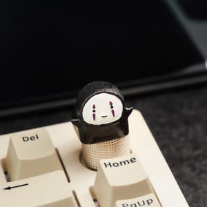 Anime Keycap, Cute Keycap, Faceless Keycap, Anime Resin Keycap, Cute Keycap Gifts for her, Gifts for him