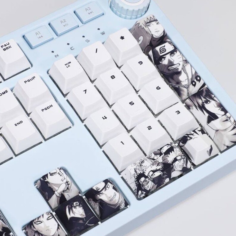 Naruto Keycap Anime Keycap Naruto Keycap Set Keycap Etsy New Zealand